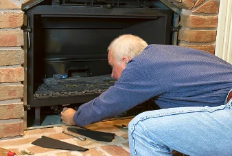 Revisión de chimenea a gas